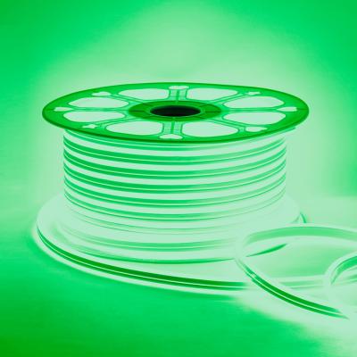 Светодиодный двусторонний неон Apeyron Стандарт 220В 2835 6Вт/м зеленый 50м IP65 17-26