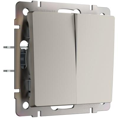 Выключатель двухклавишный проходной Werkel W1222004 4690389211928 a069458