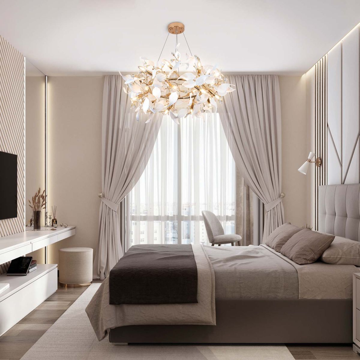 Подвесная люстра Modelux premium ML.6808.800P GD