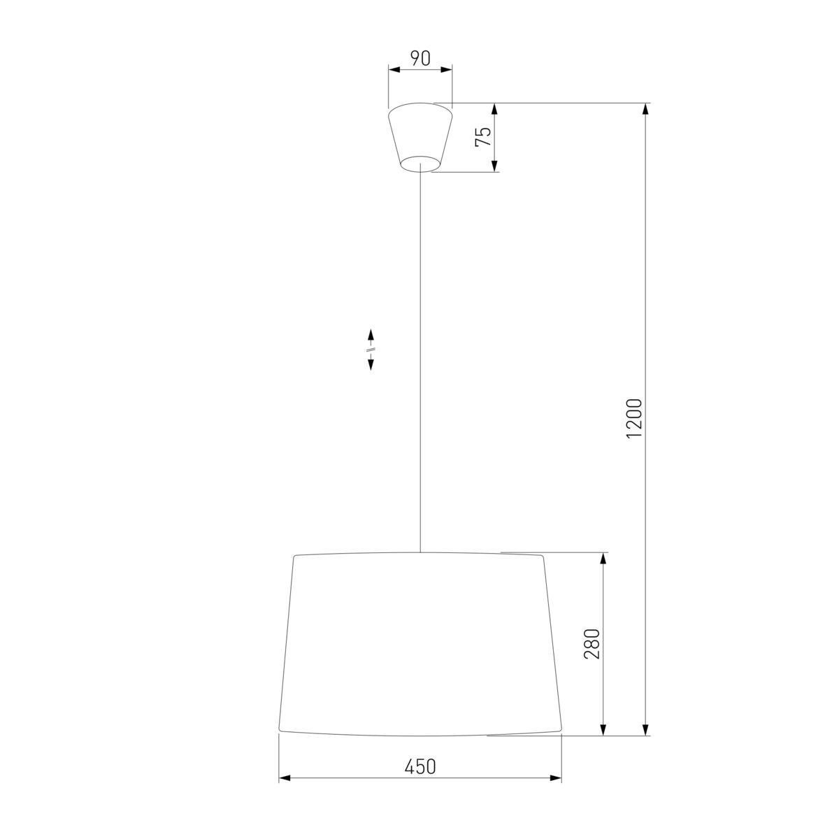 Подвесной светильник TK Lighting 1885 Maja Black
