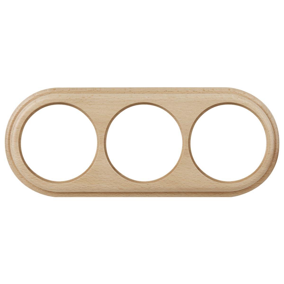 Рамка Werkel Legend на 3 поста светлый бук W0035224 4690389166587