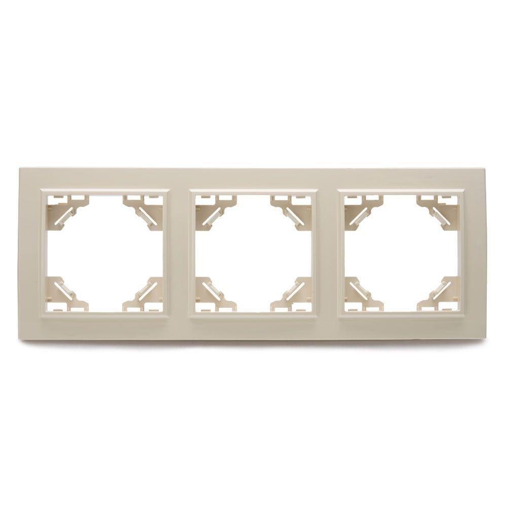 Рамка 3-постовая Stekker Эрна слоновая кость PFR00-9003-02 39242