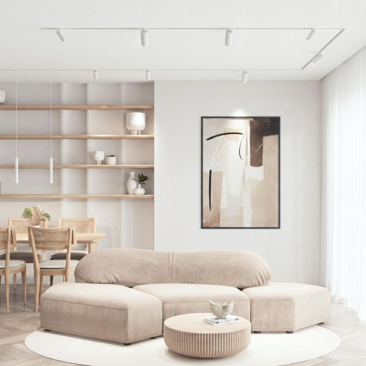 Трековый однофазный светильник Denkirs Simple Spot DK8210-WH