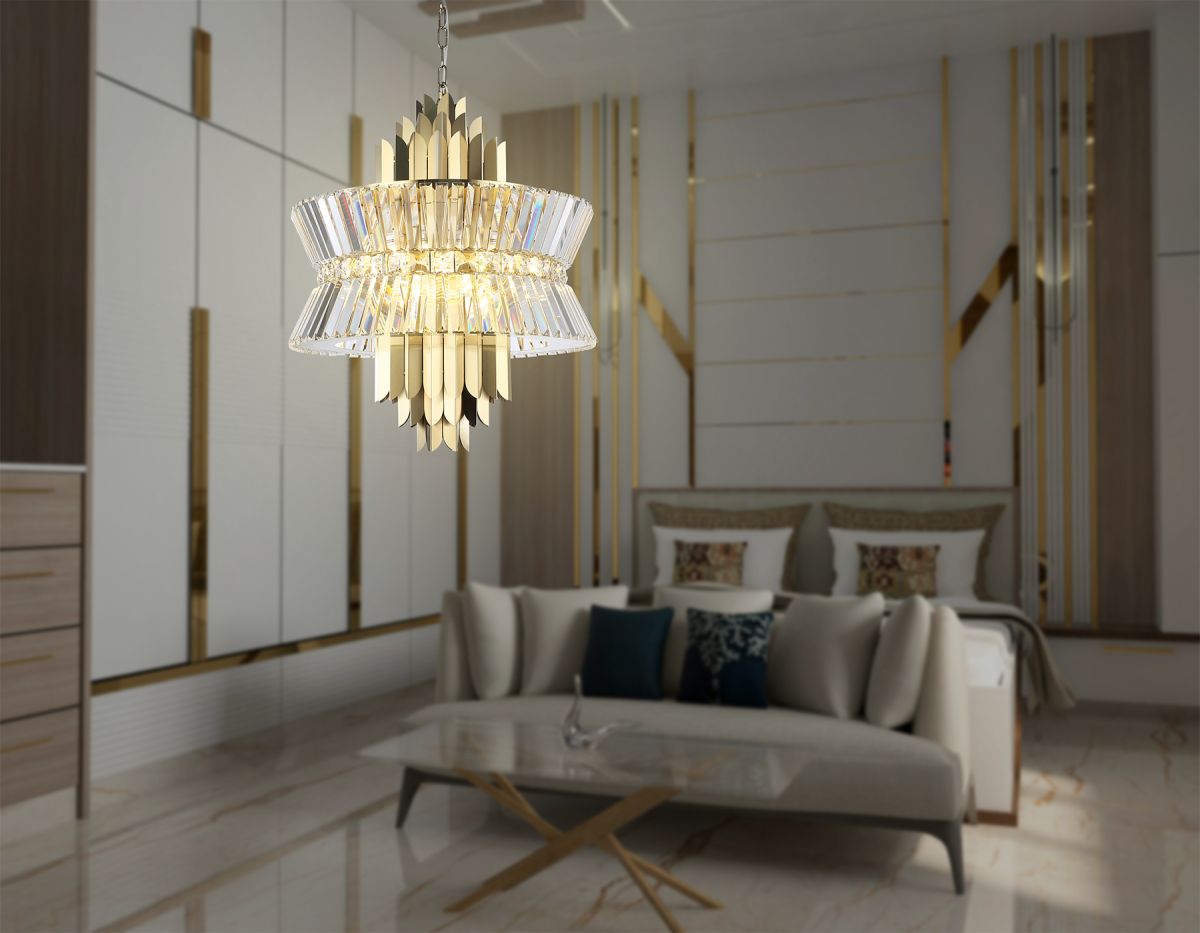 Подвесная люстра Ambrella Light High Light Crystal LH41017