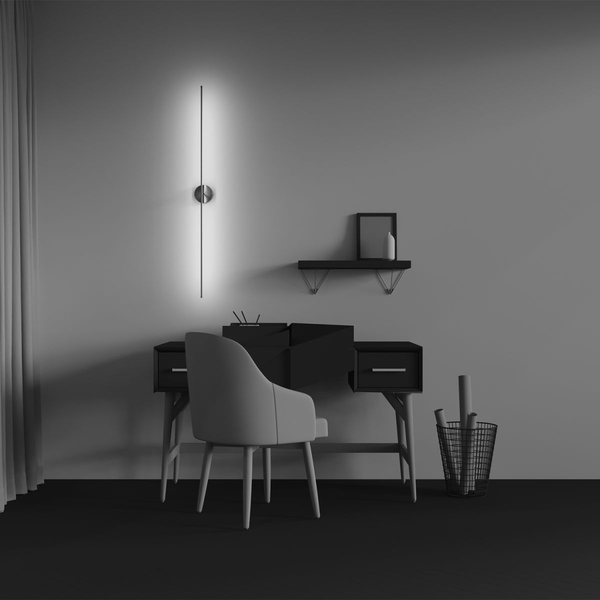 Настенный светильник Maytoni Elegant C084WL-L18BS2.7K-1