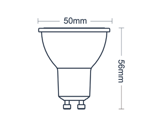 Светодиодная лампа Italline TP GU10/7W/3000K