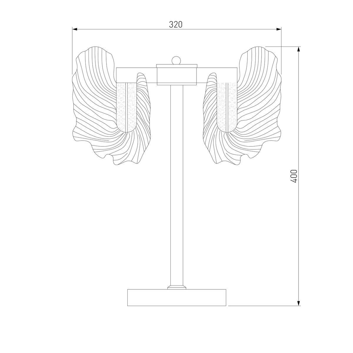 Настольная лампа Bogates Farfalla 80509/1