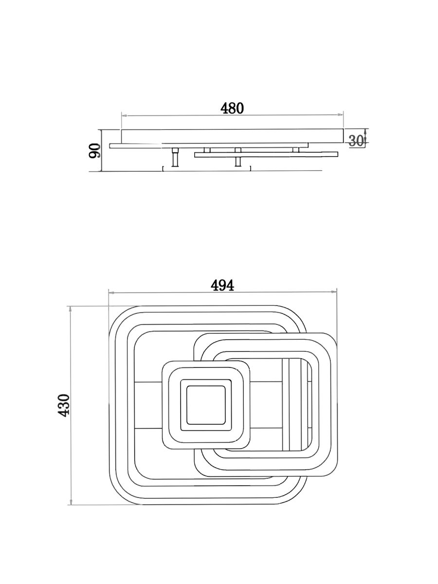 Потолочный светильник Freya Sunny Market FR10022CL-L71W