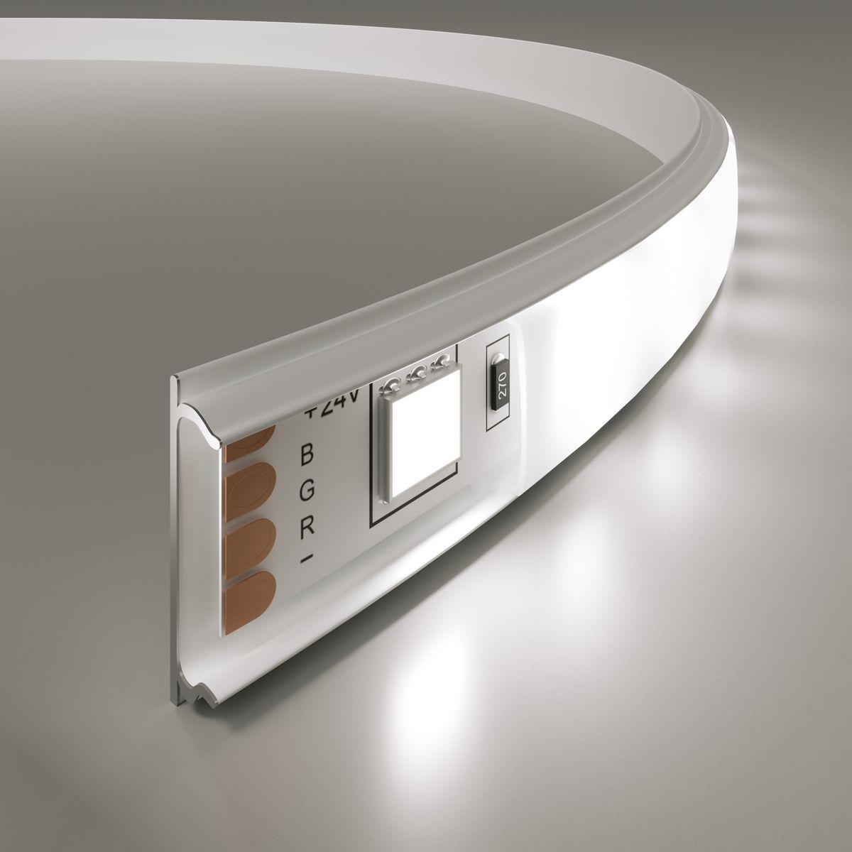Профиль гибкий алюминиевый с экраном Elektrostandard LL-2-ALP012 4690389170515