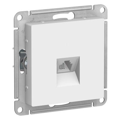 Розетка телефонная RJ11 Systeme Electric AtlasDesign Белый ATN000181