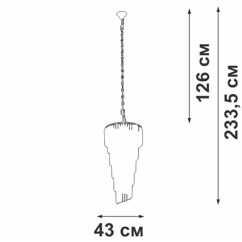 Каскадная люстра Vitaluce V5311-0/13