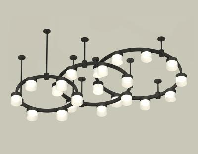 Комплект подвесного светильника Ambrella Light Techno Ring XR92222210 (A9222, A9227, C9233, C9242, C9238, C9232, N8402)