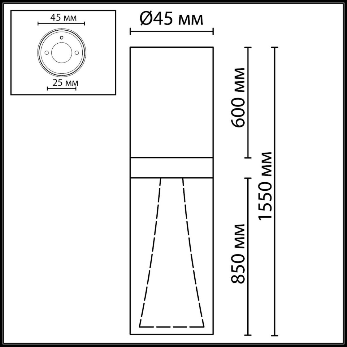 Потолочный светильник Odeon Light Hightech Defance 7143/4CL