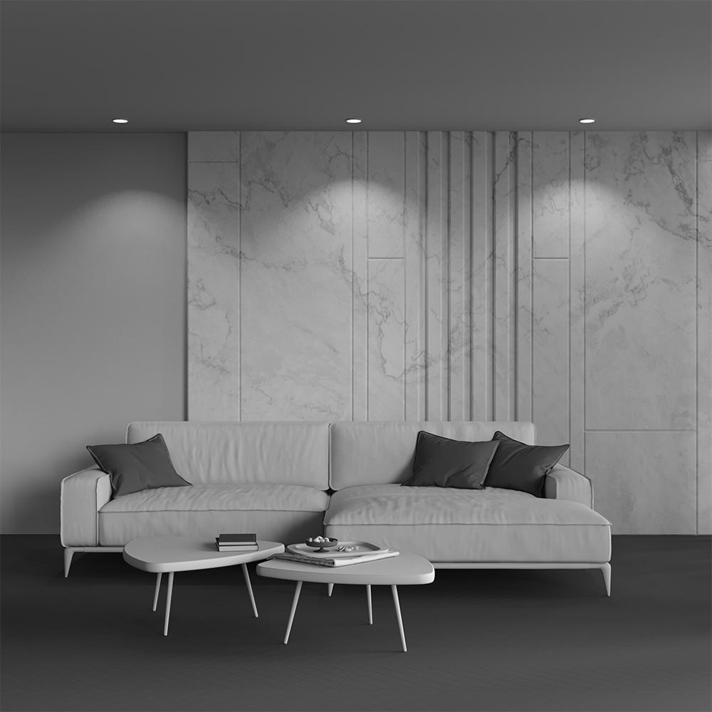 Встраиваемый светильник Maytoni Gyps Modern DL124-GU10-01-TRS-W