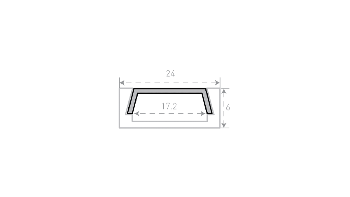 Профиль алюминиевый (комплект) SWG Standard SF-2006 00000000987