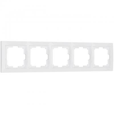 Рамка на 5 постов Werkel Snabb basic белый W0052001 4690389161452