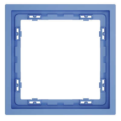 Рамка пластиковая Voltum S70 на 1 пост, (деним) VLS100115
