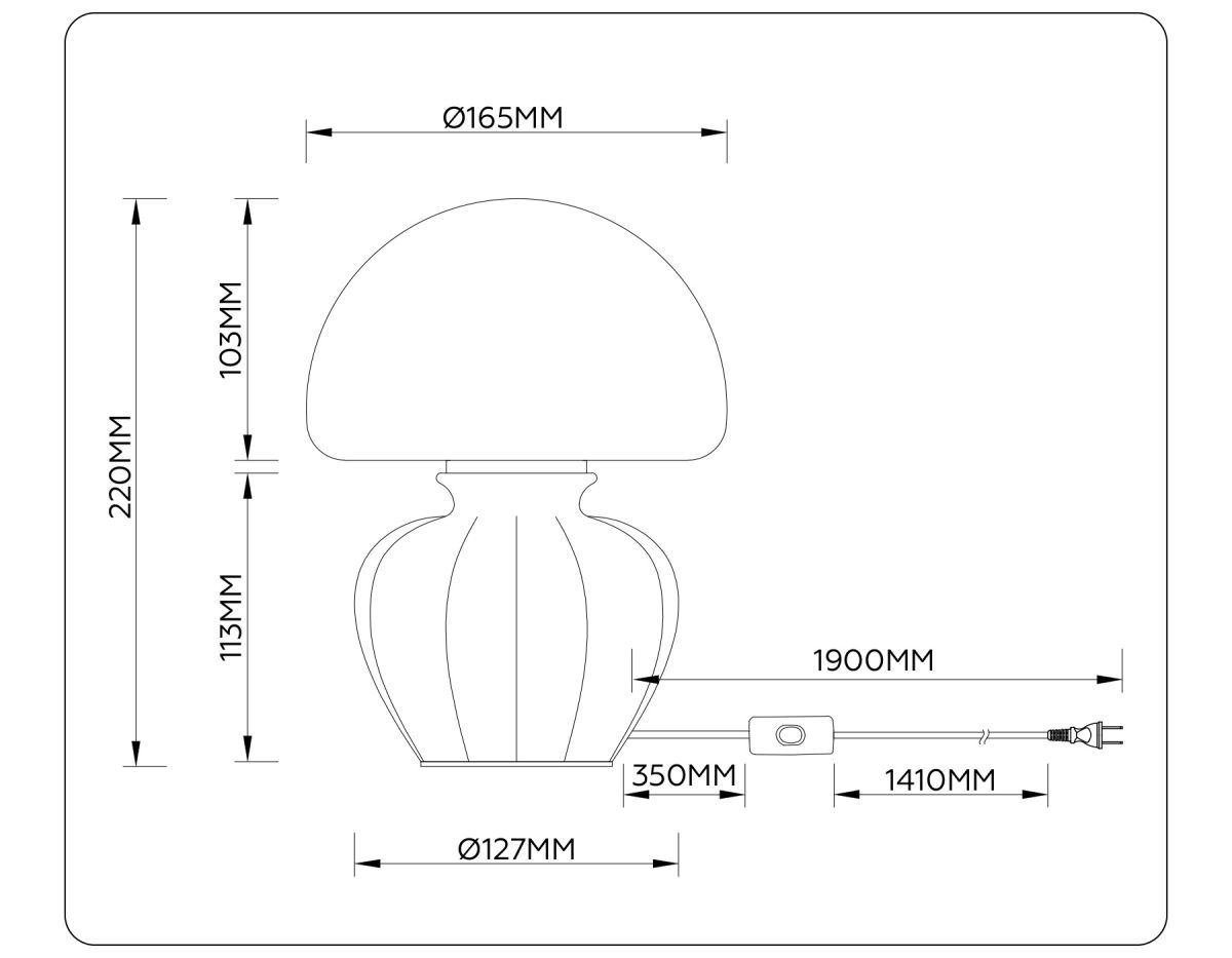 Настольная лампа Ambrella Light High Light Ceramo Modern LH53247