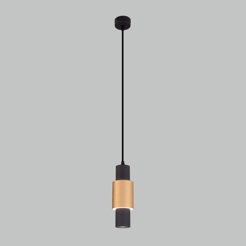 Подвесной светильник Eurosvet Bento 50204/1 LED черный/матовое золото