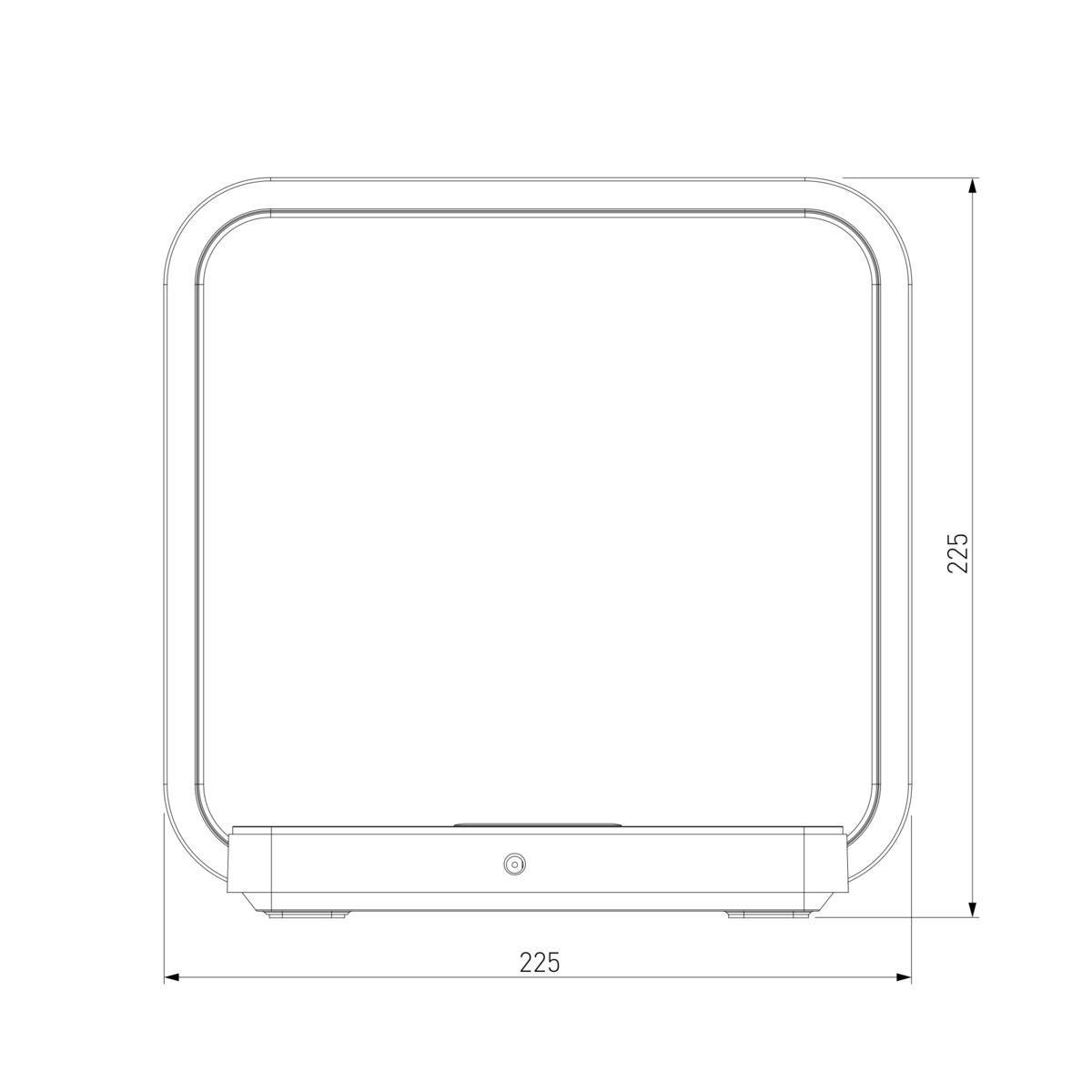 Настольная лампа Eurosvet Frame 80502/1 хром