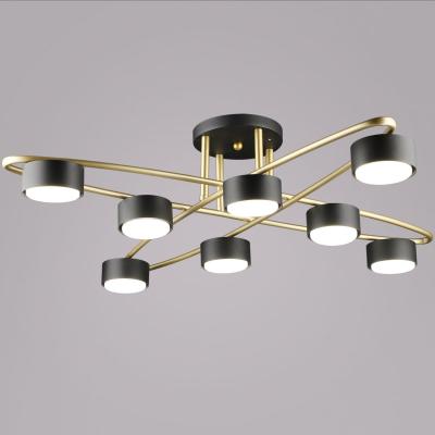 Потолочная люстра Reluce 06658-0.3-08 GD+BK GX53