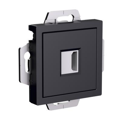 Розетка HDMI Systeme Electric AtlasDesign Карбон механизм ATN001080