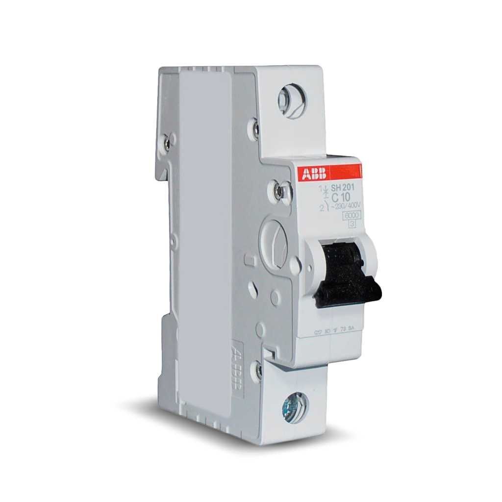 Автоматический выключатель ABB SH201 1-полюсный C10 6кА