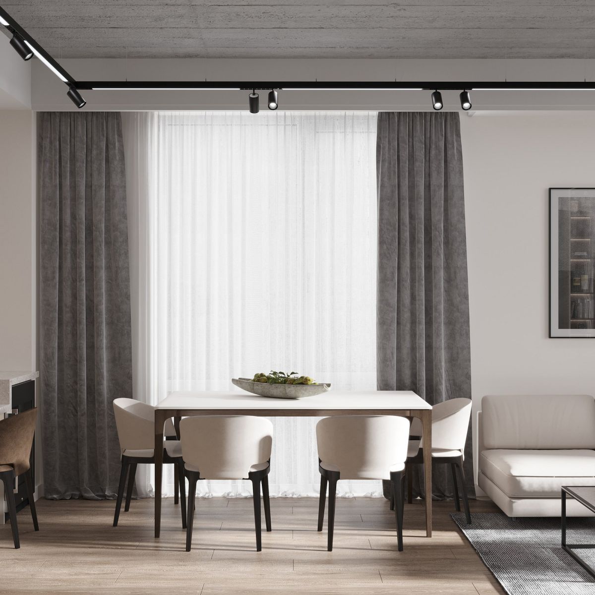 Трековый магнитный светильник Hesby Lighting ElDeko HSBL_0237