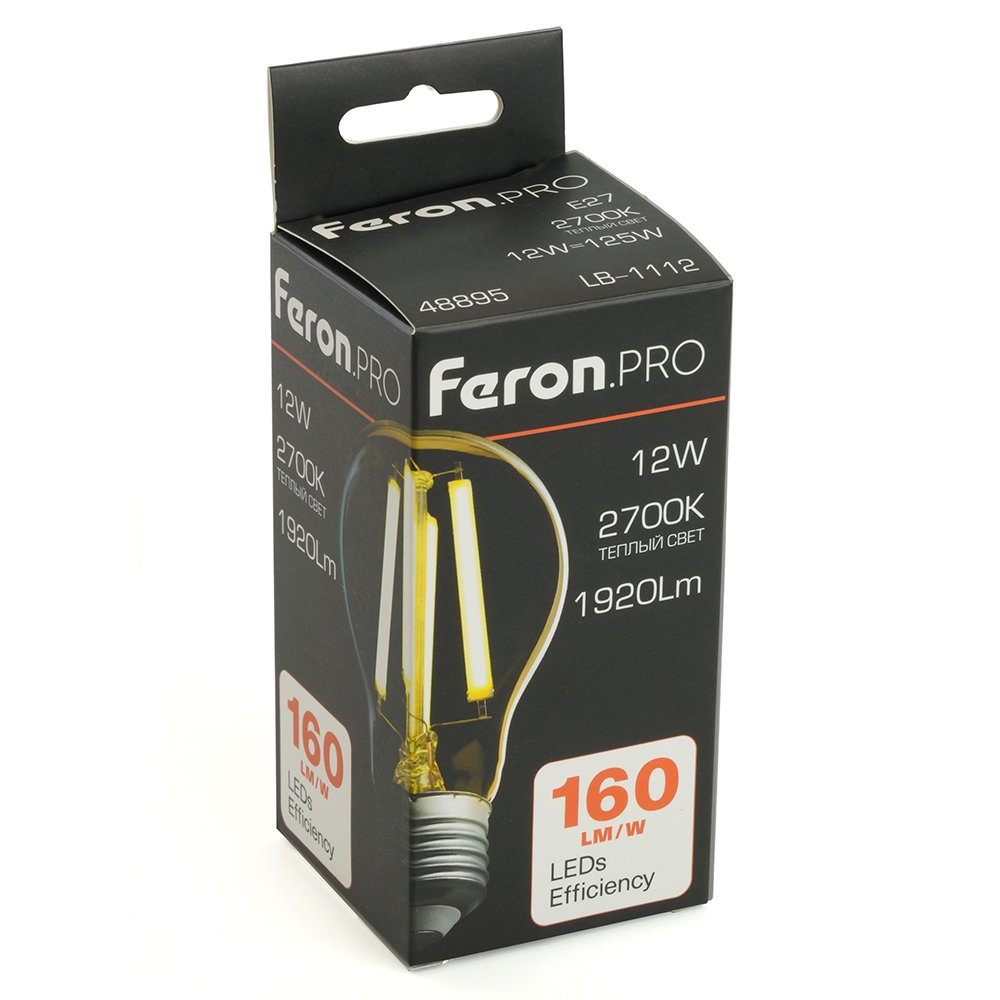 Светодиодная лампа Feron LB-1112 E27 12W 2700K 48895