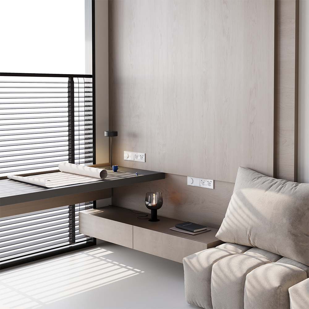 Розетка с USB, A+C Voltum S70 VLS040501