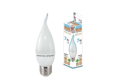 Лампа светодиодная TDM Electric Народная E27 7W 6500K матовая SQ0340-1548