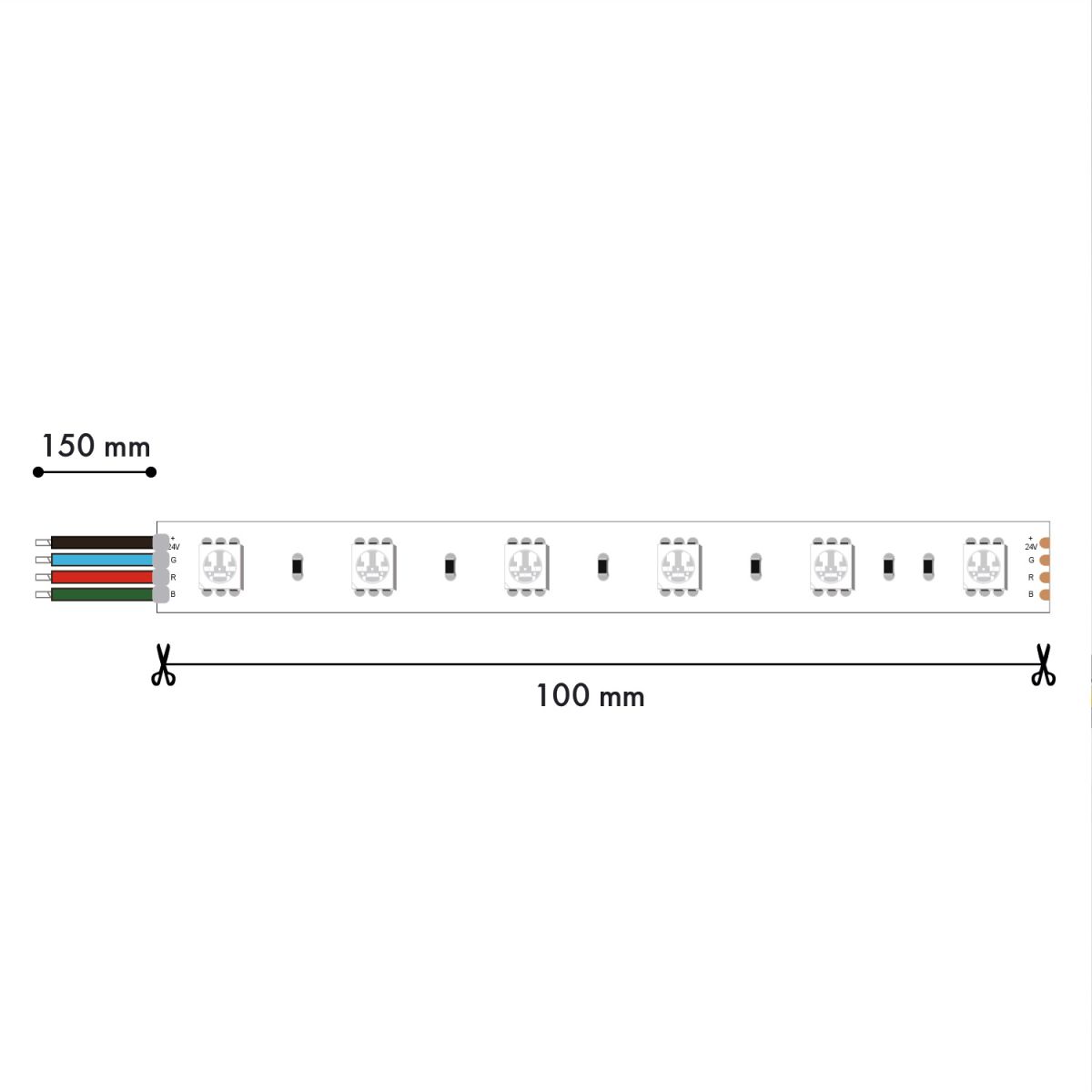 Светодиодная лента Favourite 5050 12Вт/м RGB 5м IP20 2001-71220