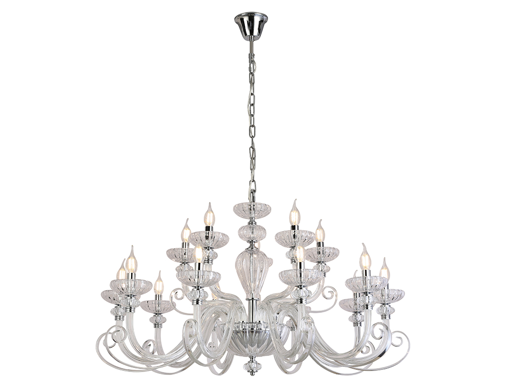 Подвесные люстры Newport 8620+5/C chrome clear М0071527