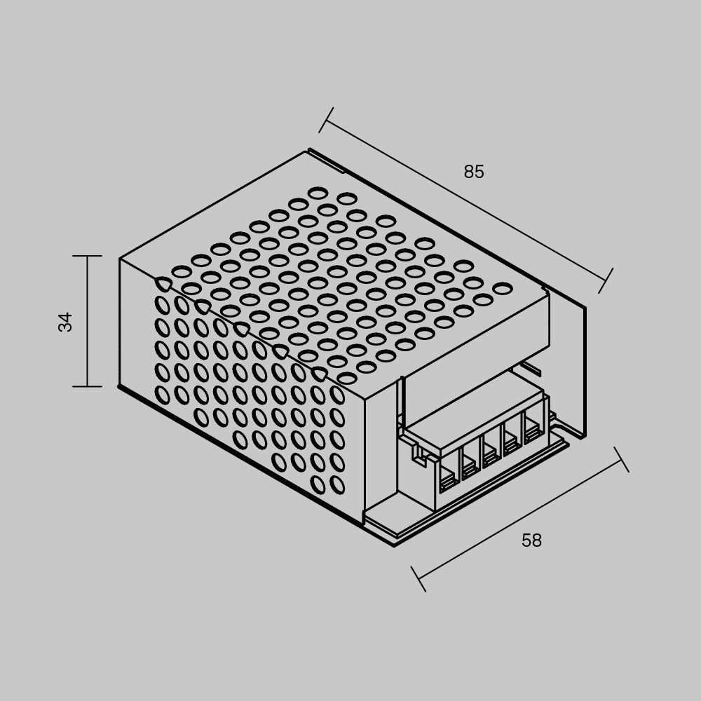 Блок питания Maytoni Led Strip PSL002 24В 24Вт IP20 821019